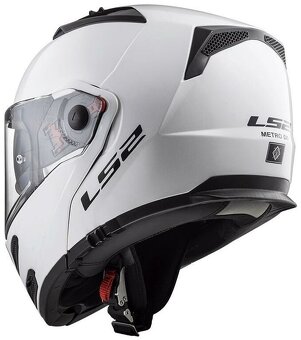 Helma moto LS2 FF324 METRO Gloss White vel.M - 12