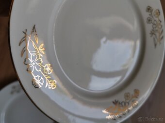 4x talíř, československý porcelán - 12
