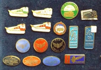 odznaky - různé druhy, sport, armáda, auto moto i jiné - 12