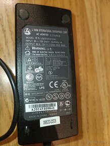 Zdroj 12V Dell, IKEA 24V, Chicony 19V,HP 32V 11,5V 9V TPLINK - 12