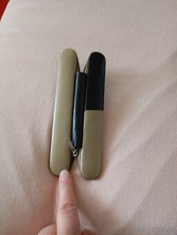 penál Herbita vybavený,vintage pouzdro - 12