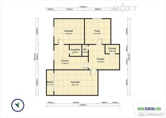 Pronájem byt 3+1, 76㎡ - 12