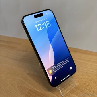iPhone 15 Pro 128GB, 100% baterie, modrý, eSIM (rok záruka) - 12
