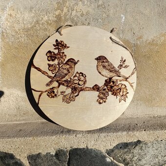 Vypalování do dřeva ,prkénka, překližka (pyrografie) - 12