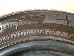 Plechy 5x100 R14 5J + Zimní pneu 165/75 - 12
