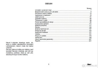 Prodám návod k obsluze a údržbě Zetor Forterra HSX 100-140 - 12