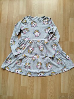 Oblečení Tchibo, H&M, vel.134, mikina, šaty, legíny - 12