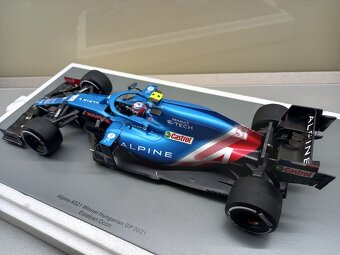 ALPINE A521 ESTEBAN OCON VÍTĚZ GP MAĎARSKA 2021 SPARK 1:18 - 12