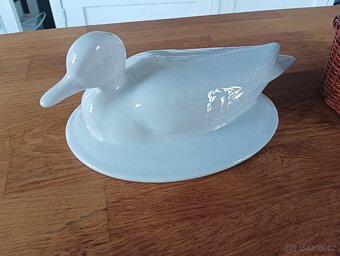 PORCELÁNOVÁ ZAPÉKACÍ TERINA KAČENKA FRANCIE - 12