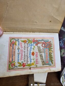 Sbírka 10ks starožitných církevních- modlitebních knížek - 12