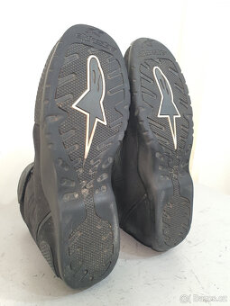 45 Alpinestars kožený boty na motorku - 12