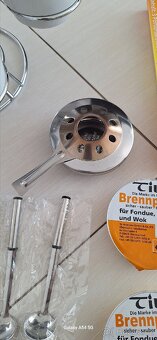 Fondue set. - 12