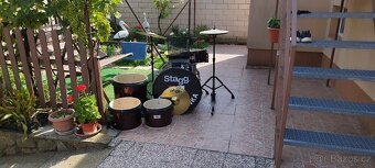 Prodám bicí soupravu – kompletní sada - 12