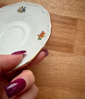 Nová porcelánová kávová souprava s cukřenkou - 12