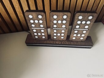 Stolní hodiny ve tvaru Domina- ORIGINAL - 12