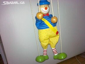 dřevěný pejsek , kacer, klaun - 12