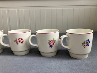 Porcelánový kávový servis, Ditmar Urbach, 6 ks - 12