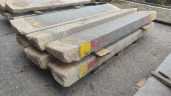 Staré kamenné schody, žulové schody, schod, 20 ks - 12