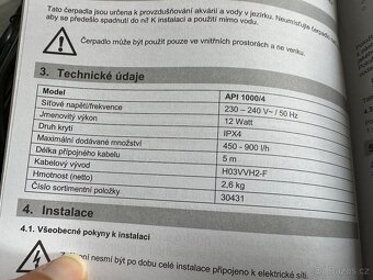 Jezírkové vzduchovací čerpadlo velké NOVÉ - 12