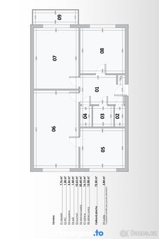 Pronájem bytu 3+1, 79 m2 - Krylova, Znojmo-Přímětice - 12