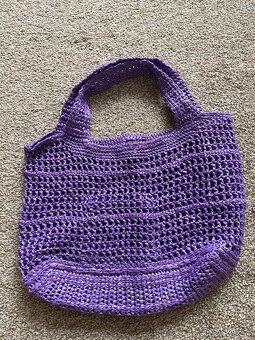 Nové lýkové tašky na knoflíky - červená, fialová - 12