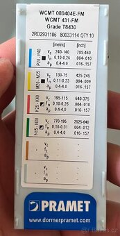 Nové soustružnické plátky Pramet - 12