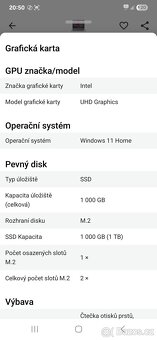 Prodám Lenovo Thinkbook 16 g6 šedý s příslušenstvím - 12