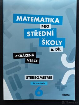 Učebnice a pracovní sešity matematika SŠ - 12