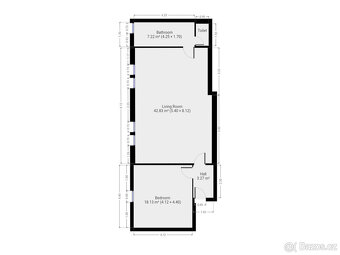 Pronájem bytu 2+kk, Sokolovská, Libeň,  21500Kč/měs, 66 m2 - 12