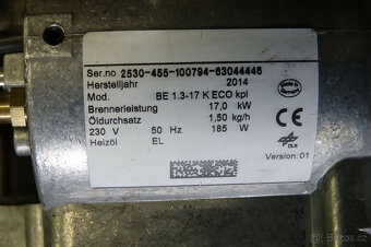 Olejový kotel Buderus Logano G125 BE ECO-17 s hořákem 17 kW, - 12