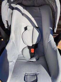 Nový kombinovaný kočárek 3v1 (růžový) - 12