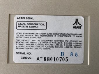 ATARI 800 XL s TURBO+TV+tiskárna BT100+kazeťák+joystick atd. - 12