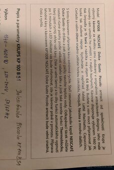 Kávovar na kapsle KRUPS KP10B31 - 12