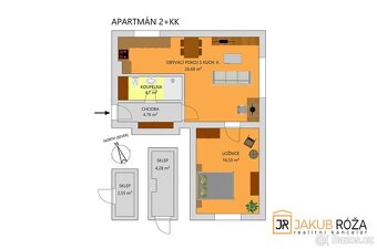 Prodej bytu 2+kk 60 m² Poniklá - 12