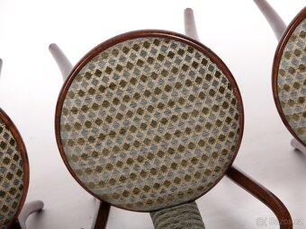 Krásné jídelní židle po renovaci, 4 kusy. - 12