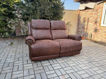LUXUSNÍ SEDACÍ SOUPRAVA(POHOVKA) S RELAXAČNÍ FUNKCÍ - 12