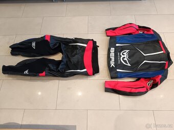 Berik Ascari-Pánská kožené moto kombinéza, dvoudílná - 12