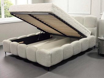 Manželská postel , uplne nový . Šedá | 180x200 , 160x200 | - 12