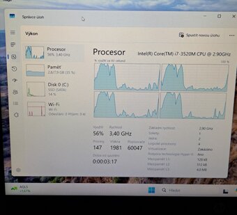 HP EliteBook 8570p/ Core i7 / 8 GB / SSD 240GB/ WIN 11 PRO - 12