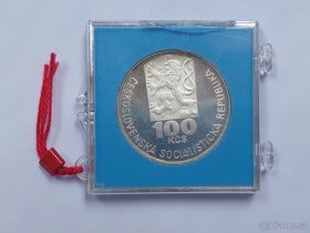 Stříbrné pamětní mince Proof Československa - 12