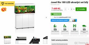 Aquarium Juwel Rio 180 bílá + skříň - 12