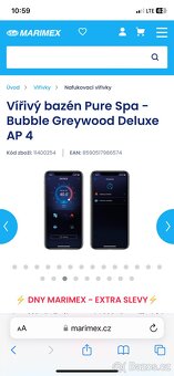 Vyrivy bazén- pure spa Deluxe - 12