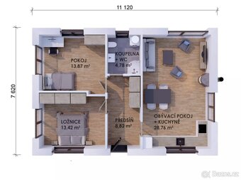 Prodej dřevostavby 3+kk, Hranice - 12
