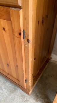 Ikea komoda masiv - Markor Leksvik Hemnes antik - 12