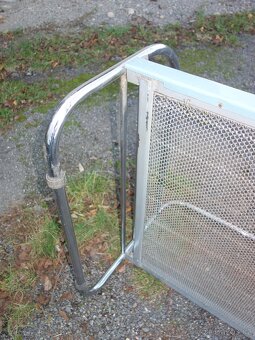 Chromovaný gauč, velmi dobrý stav - 12