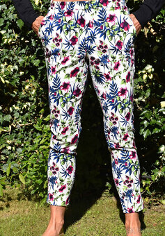 Letní kalhoty culottes Vendi a F&F vel. M(40) - 12