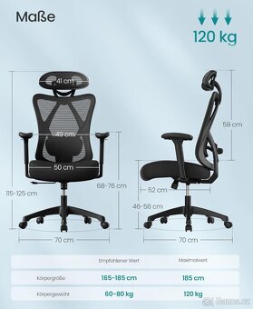 Nové ergonomické kancelářské křeslo - 12