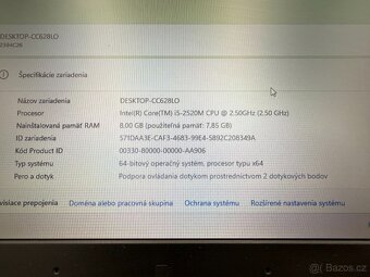 Notebook Lenovo ThinkPad T530 – 15,6", i5 3320M, 8GB ram. - 12