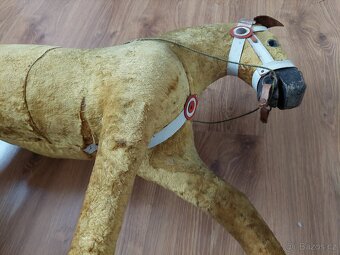 Starý houpací kůň koník - hračka retro vintage velice pěkný - 12