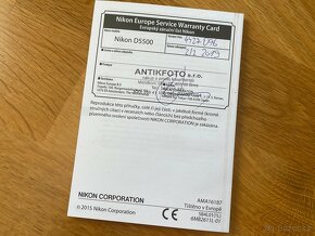 Nikon D5500 + nový objektiv a příslušenství - 12